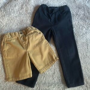 COPY - 🎮 2pcs Uniform Shorts and Pants Bundle Lot Khaki & Blue 5T Boys School C…